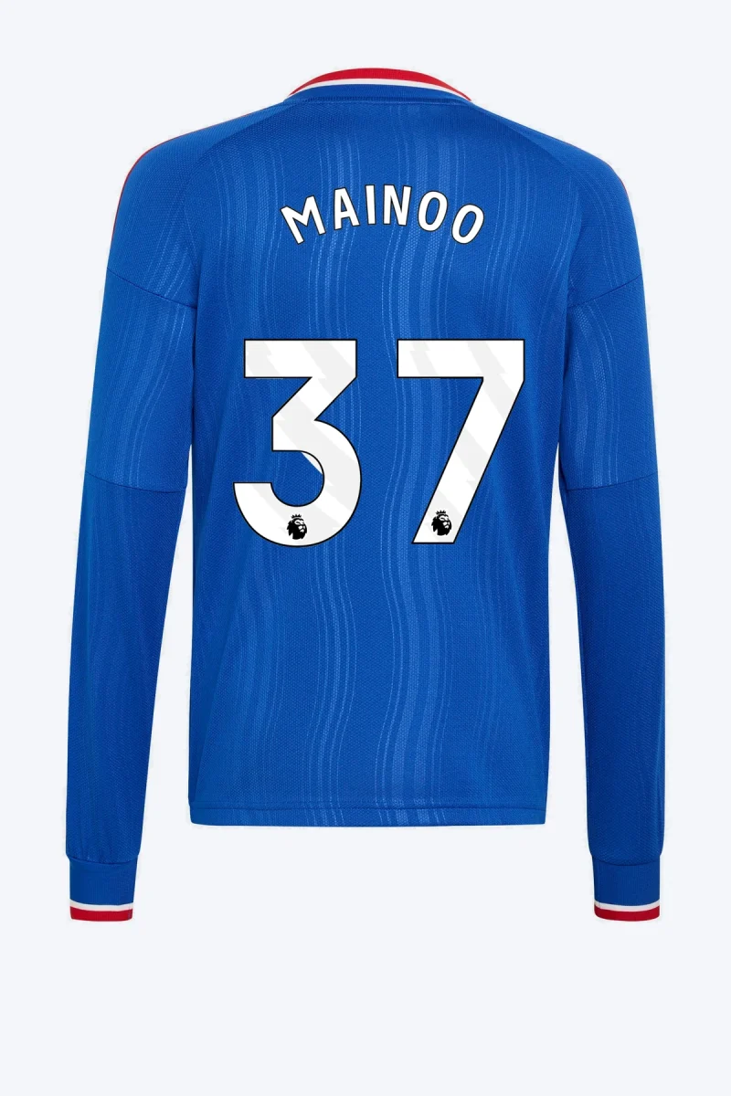 Mainoo 37 Voetbalshirt - Manchester United 26/27 Uit Kids Longsleeve