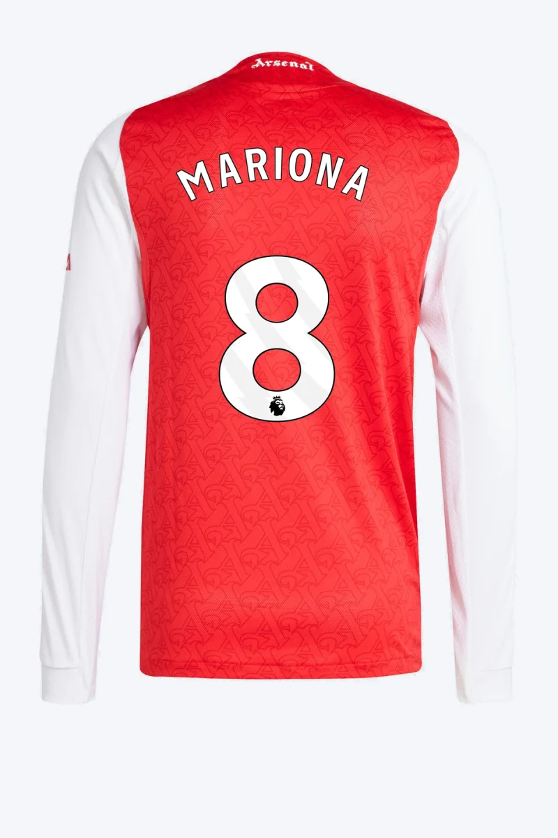 Mariona 8 Voetbalshirt - Arsenal 25/26 Lange Mouw Thuis Authentic