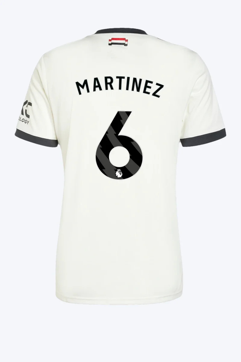 Martinez 6 Voetbalshirt - Manchester United 24/25 Derde