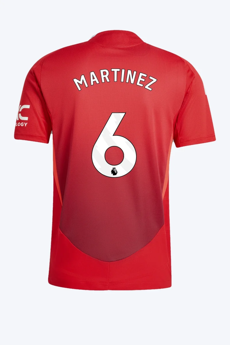 Martinez 6 Voetbalshirt - Manchester United 24/25 Thuis Authentic