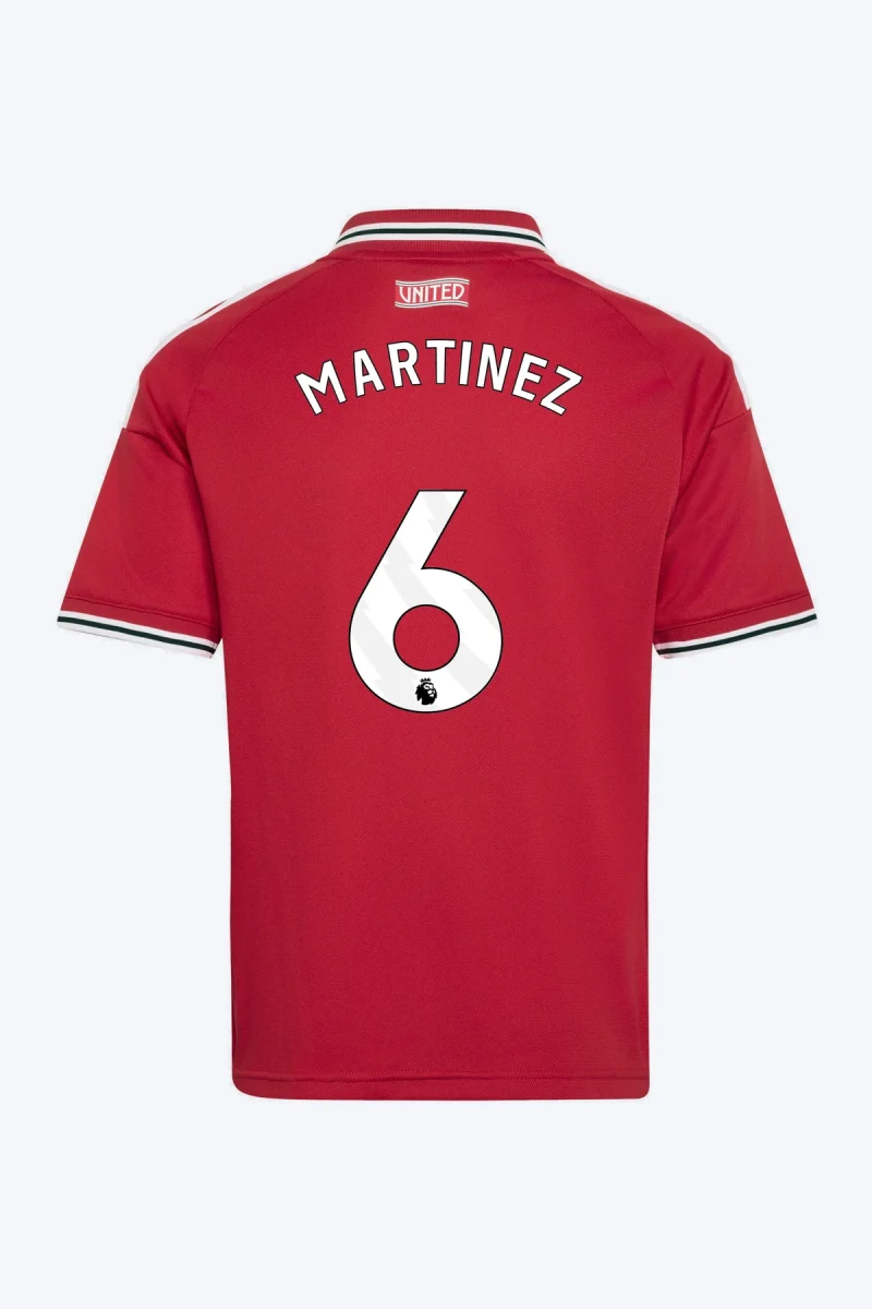 Martinez 6 Voetbalshirt - Manchester United 26/27 Thuis Kids
