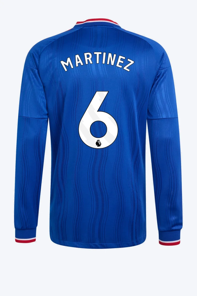 Martinez 6 Voetbalshirt - Manchester United 26/27 Uit Authentic Longsleeve