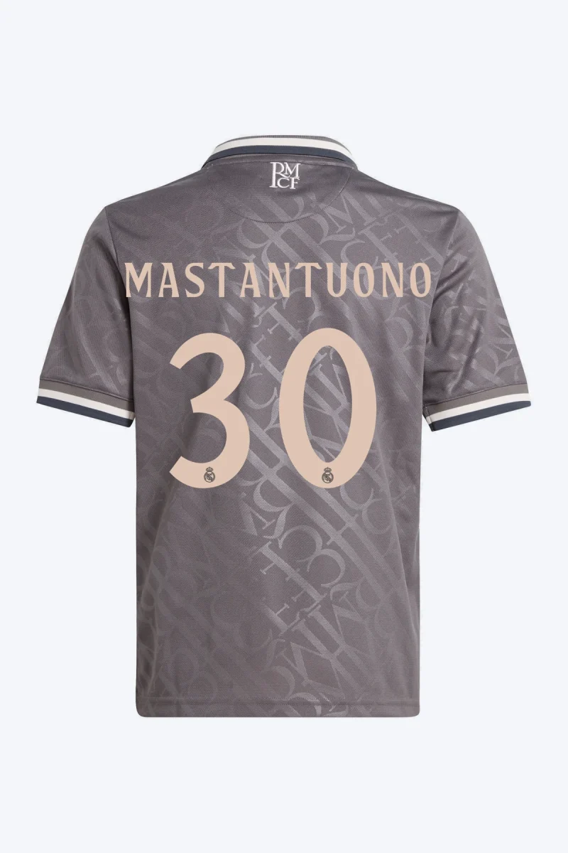 Mastantuono 30 Voetbalshirt - Real Madrid 24/25 Derde Kids