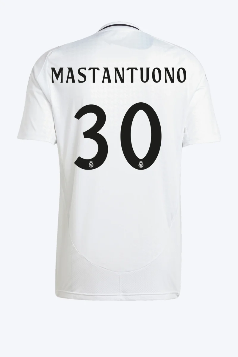 Mastantuono 30 Voetbalshirt - Real Madrid 24/25 Thuis