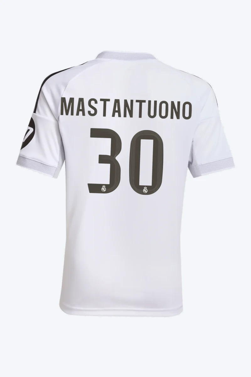 Mastantuono 30 Voetbalshirt - Real Madrid 25/26 Thuis