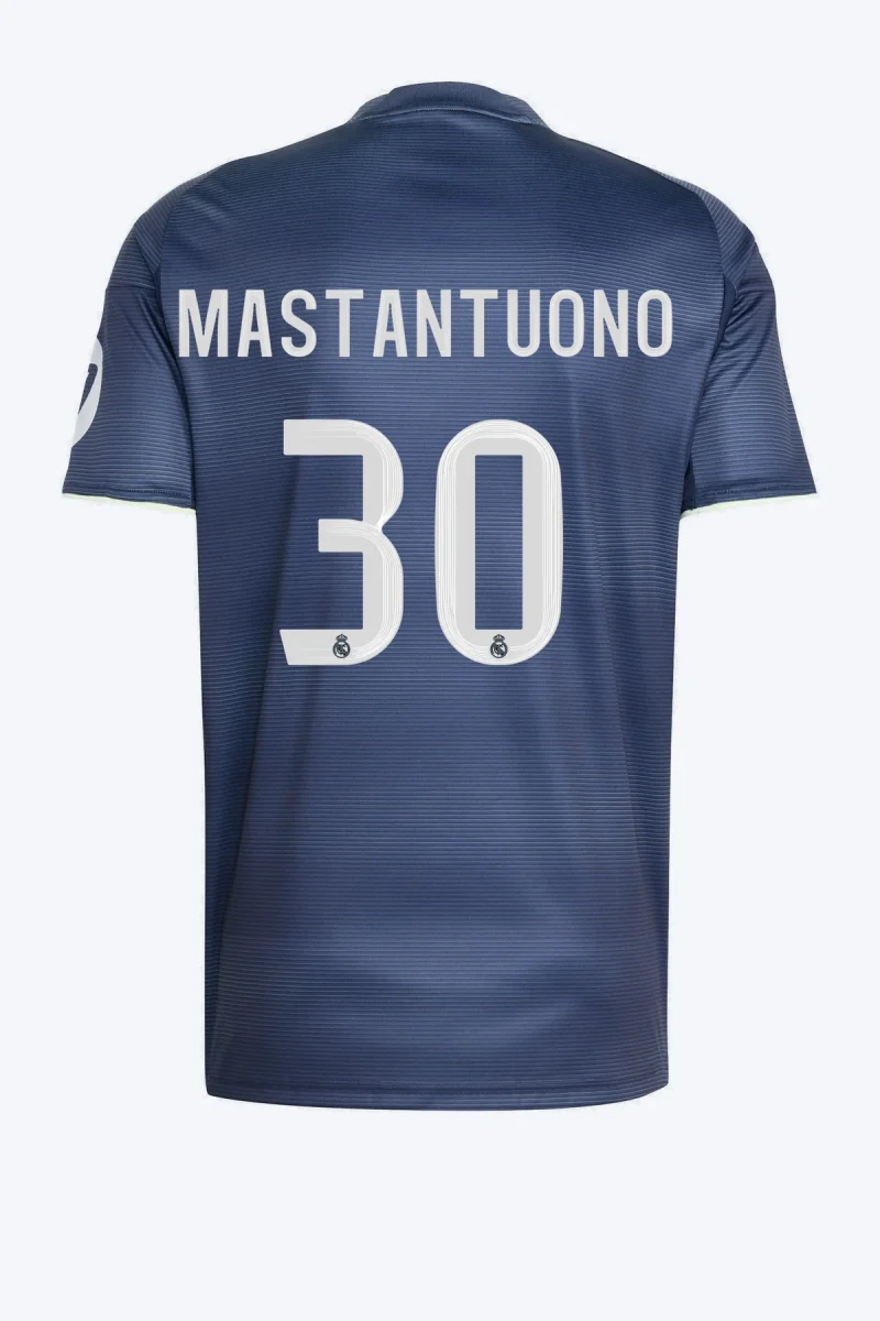 Mastantuono 30 Voetbalshirt - Real Madrid 25/26 Uit