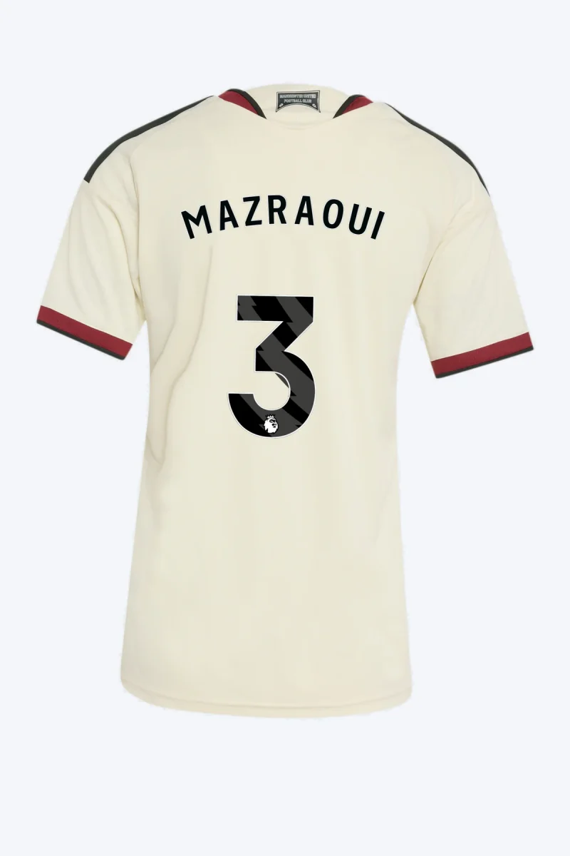 Mazraoui 3 Voetbalshirt - Manchester United 26/27 Derde