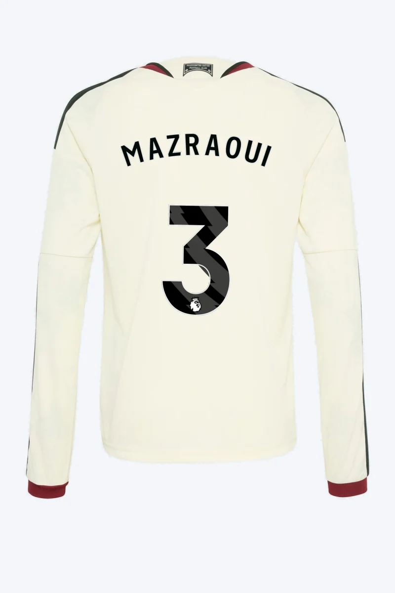 Mazraoui 3 Voetbalshirt - Manchester United 26/27 Derde Kids Longsleeve