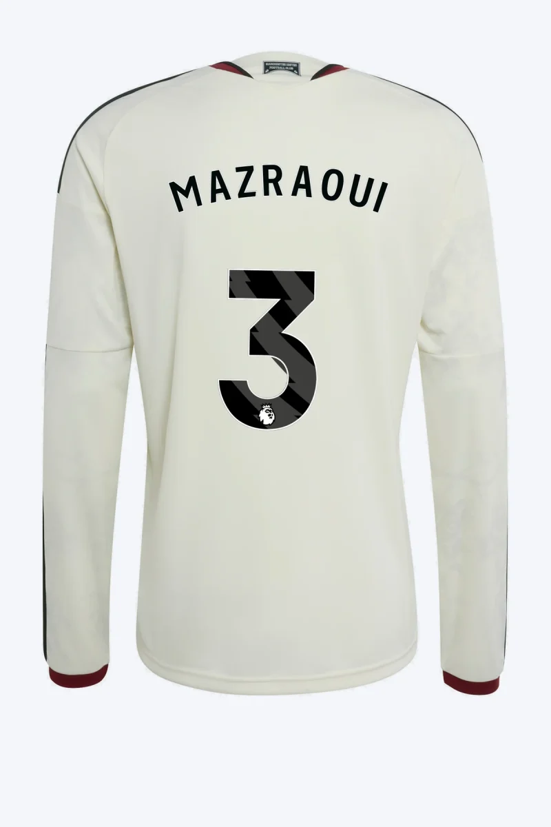 Mazraoui 3 Voetbalshirt - Manchester United 26/27 Derde Longsleeve