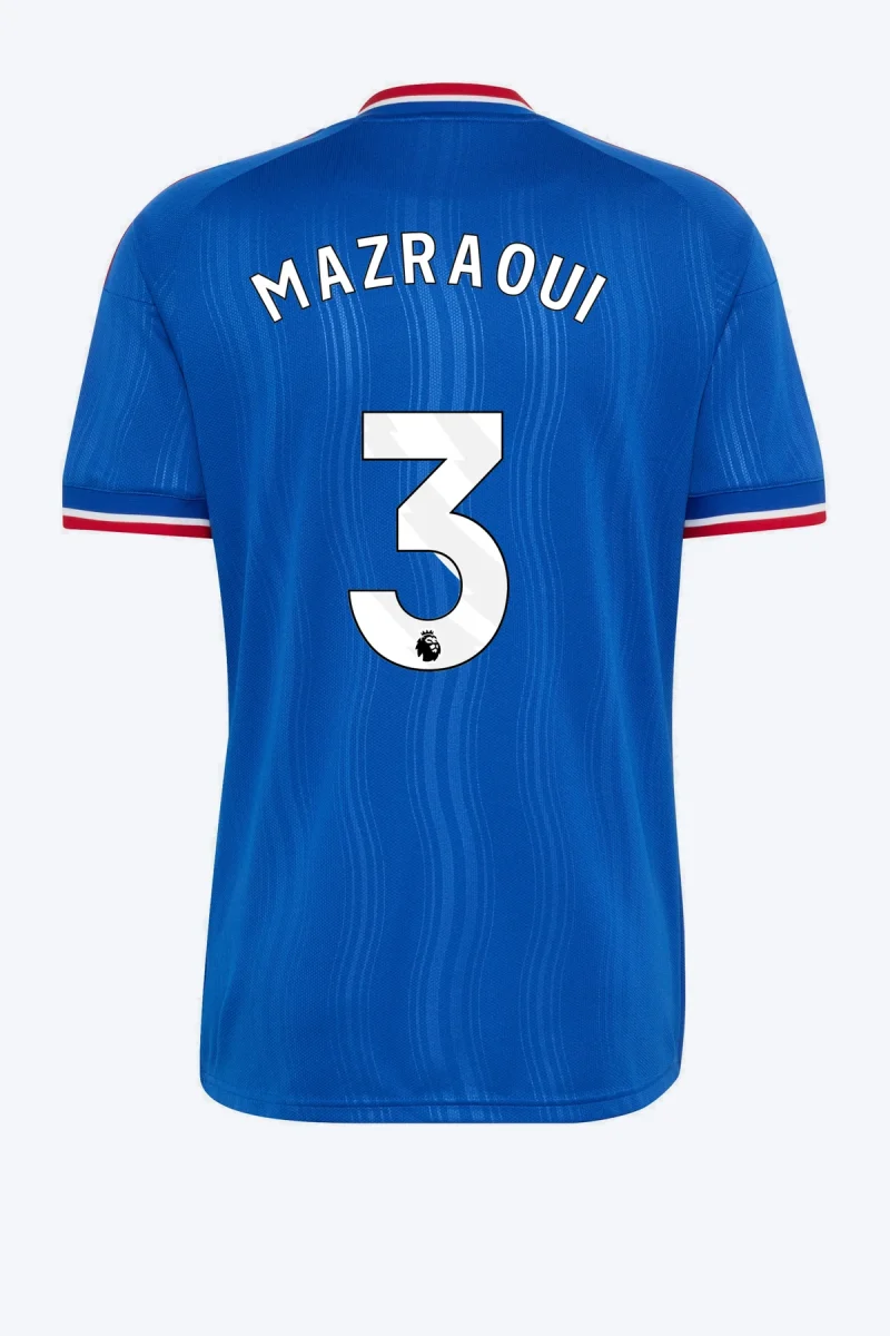 Mazraoui 3 Voetbalshirt - Manchester United 26/27 Uit
