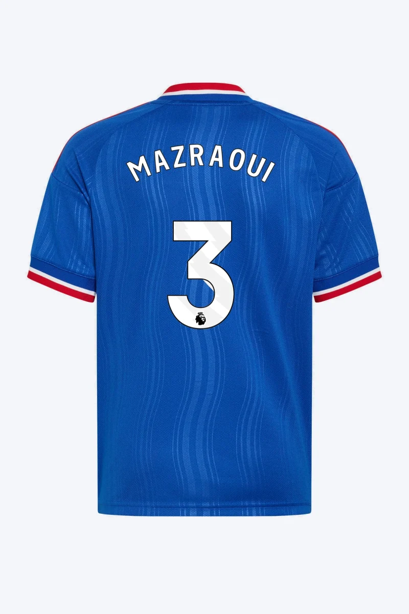 Mazraoui 3 Voetbalshirt - Manchester United 26/27 Uit Kids
