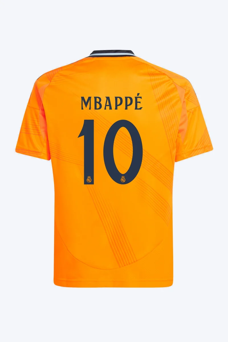 Mbappé 10 Voetbalshirt - Real Madrid 24/25 Uit Kids