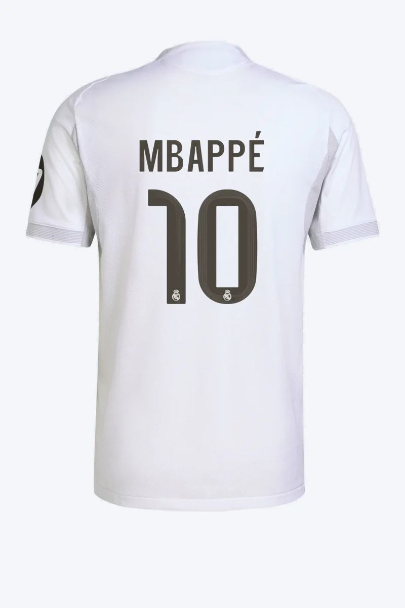 Mbappé 10 Voetbalshirt - Real Madrid 25/26 Thuis Authentic