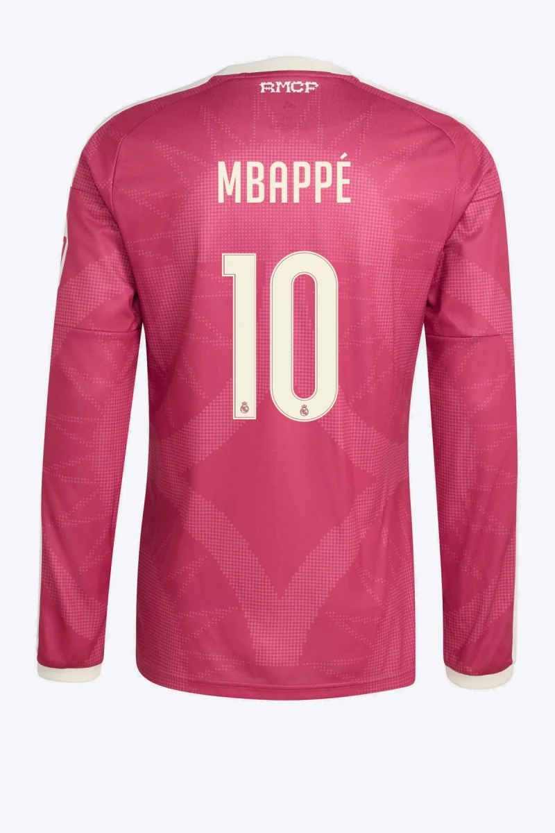 Mbappé 10 Voetbalshirt - Real Madrid 26/27 Derde Lange Mouw