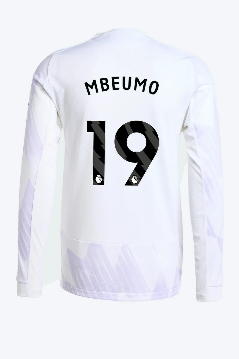 Mbeumo 19 Voetbalshirt - Manchester United 25/26 Lange Mouw Uit Authentic