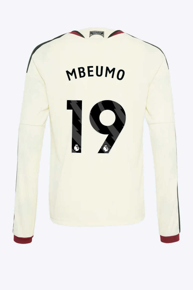 Mbeumo 19 Voetbalshirt - Manchester United 26/27 Derde Kids Longsleeve