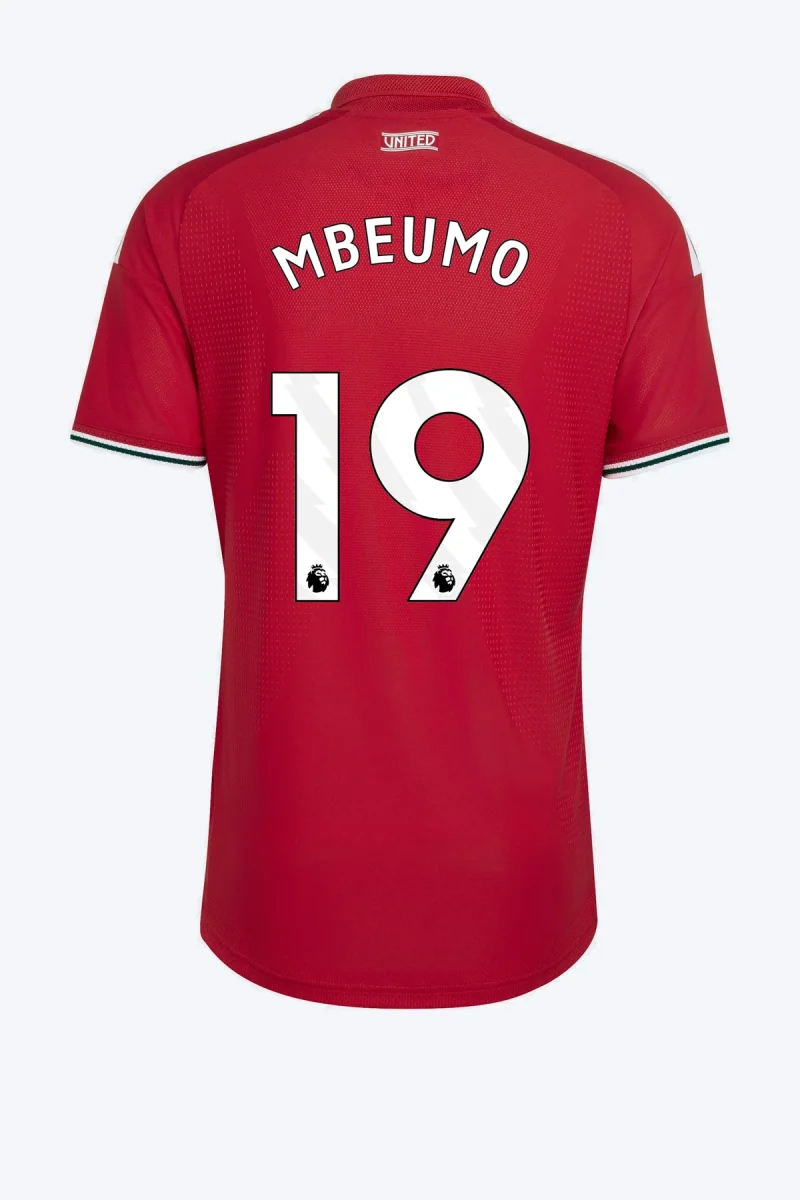Mbeumo 19 Voetbalshirt - Manchester United 26/27 Thuis Authentic
