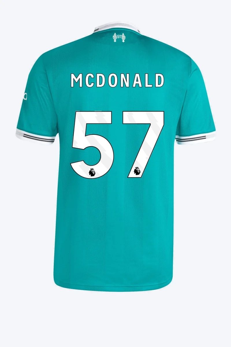 Mcdonald 57 Voetbalshirt - Liverpool FC 25/26 Derde Authentic