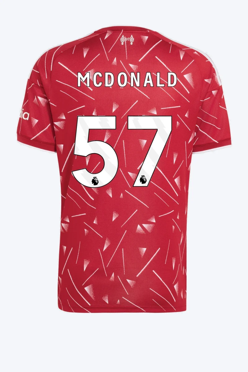 Mcdonald 57 Voetbalshirt - Liverpool FC 26/27 Thuis