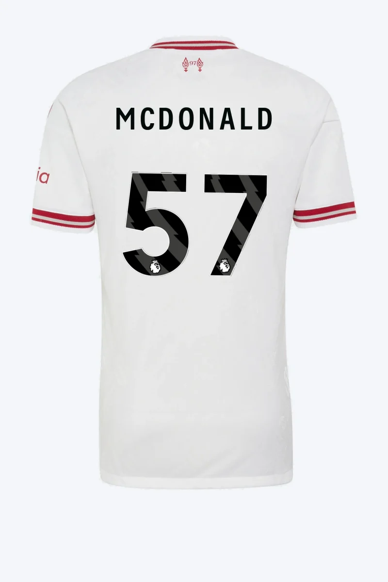 Mcdonald 57 Voetbalshirt - Liverpool FC 26/27 Uit Authentic