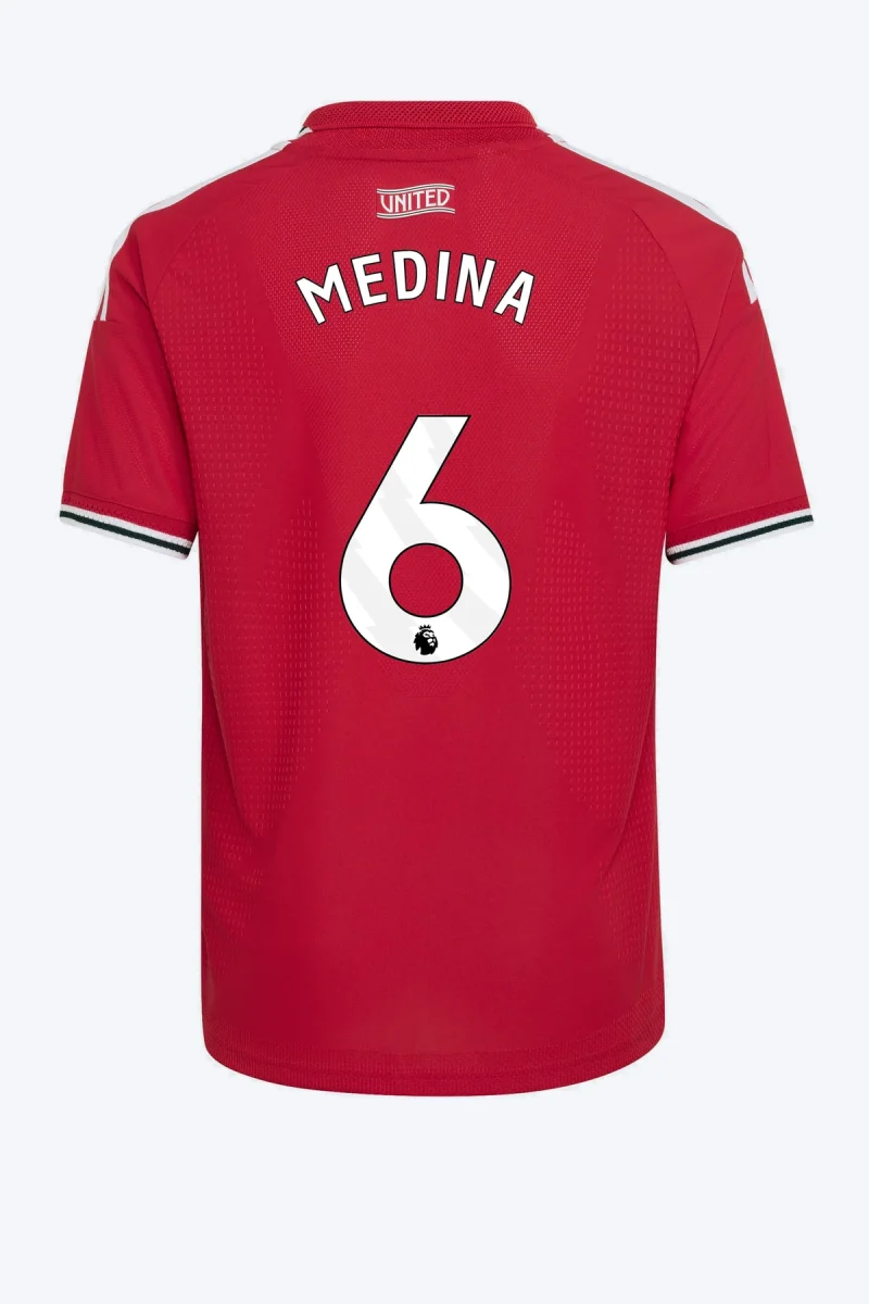 Medina 6 Voetbalshirt - Manchester United 26/27 Thuis Authentic Kids