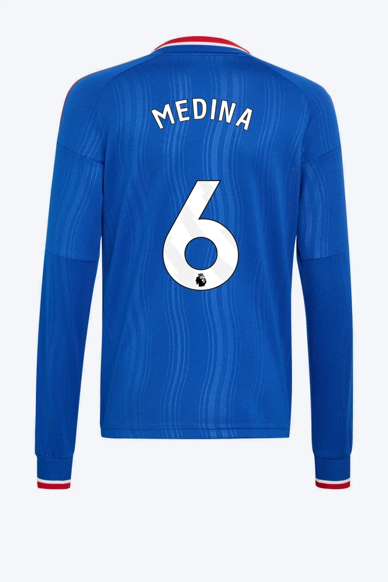 Medina 6 Voetbalshirt - Manchester United 26/27 Uit Kids Longsleeve