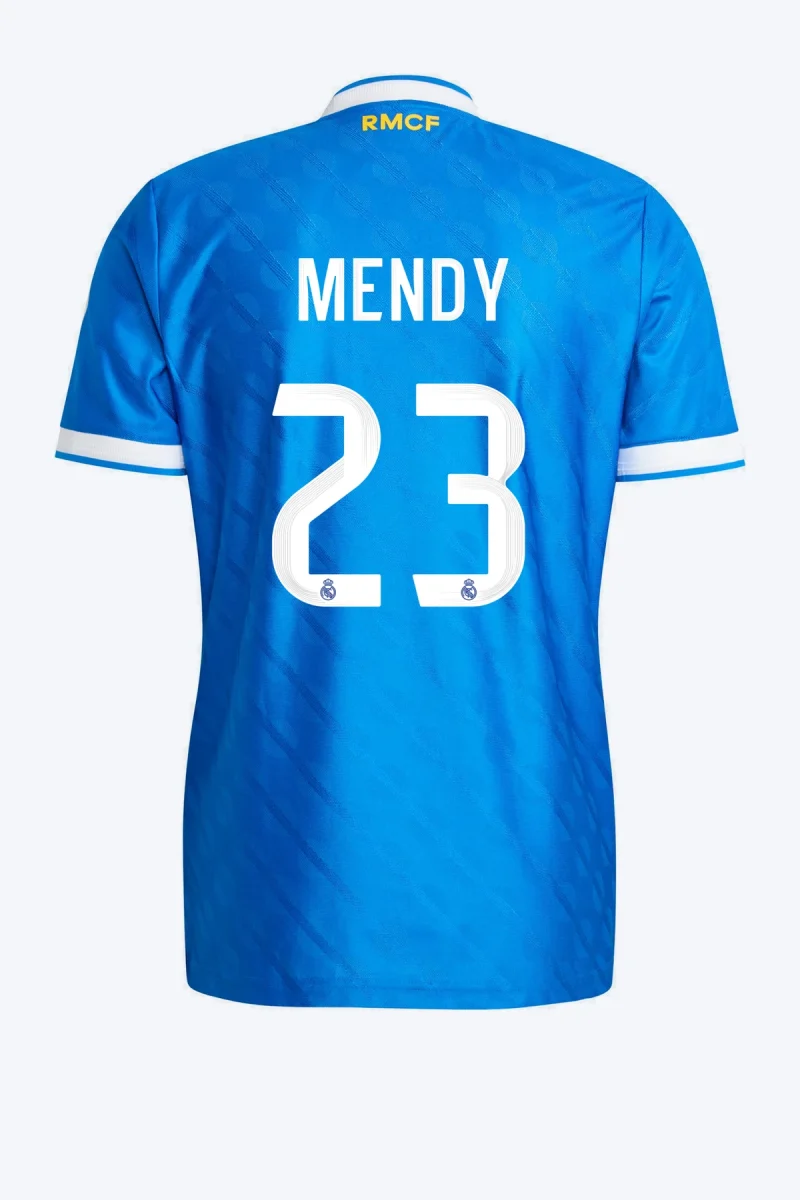 Mendy 23 Voetbalshirt - Real Madrid 25/26 Derde Authentic