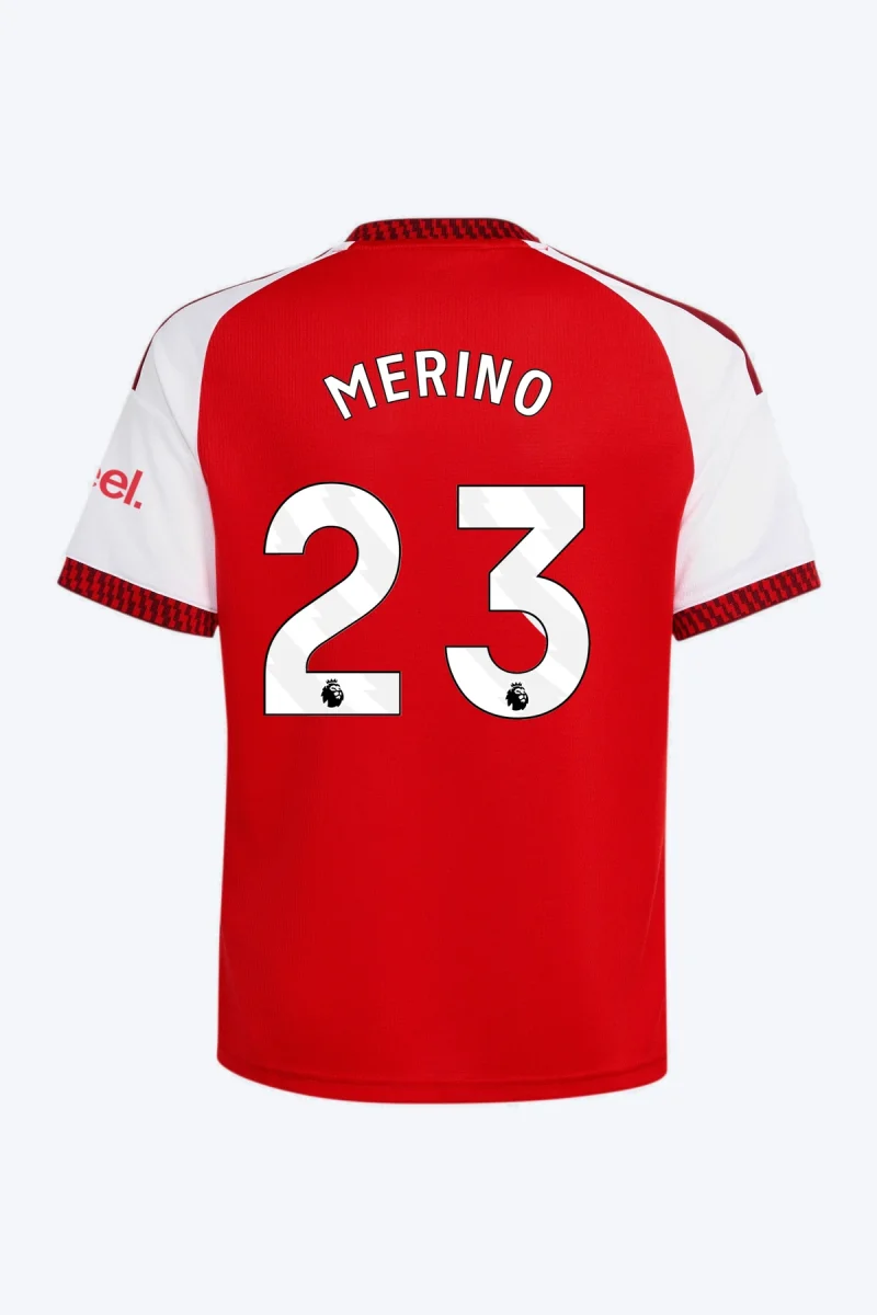 Merino 23 Voetbalshirt - Arsenal FC 26/27 Thuis Kids