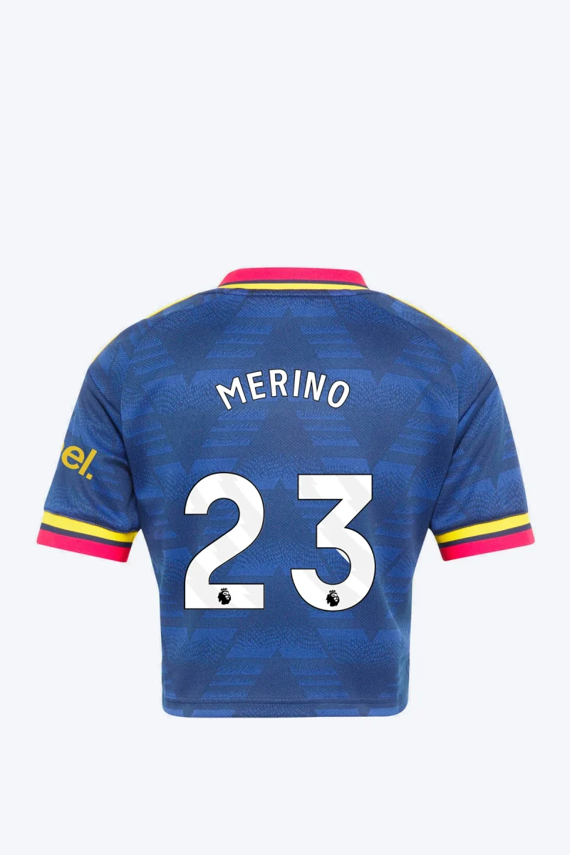 Merino 23 Voetbalshirt - Arsenal FC 26/27 Uit Cropped