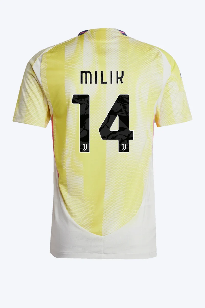 Milik 14 Voetbalshirt - Juventus 24/25 Uit Authentic