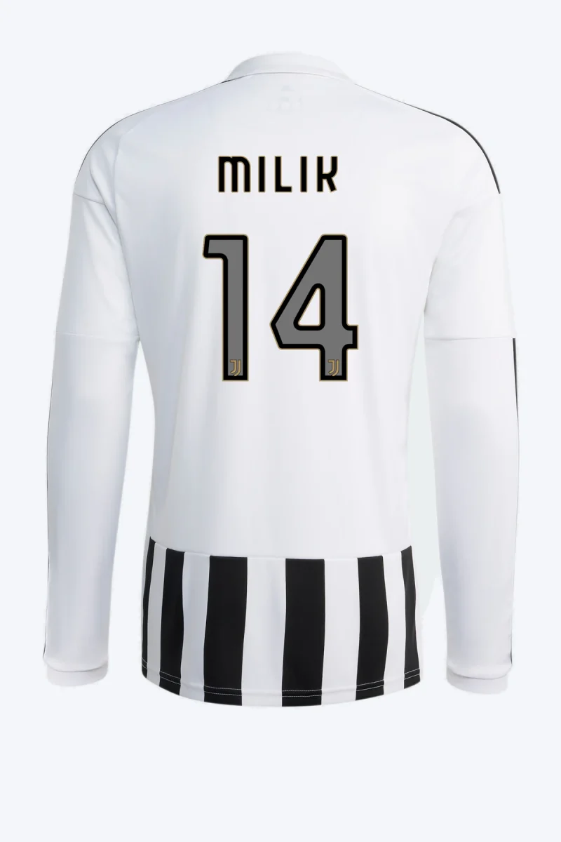 Milik 14 Voetbalshirt - Juventus 26/27 Thuis Lange Mouw