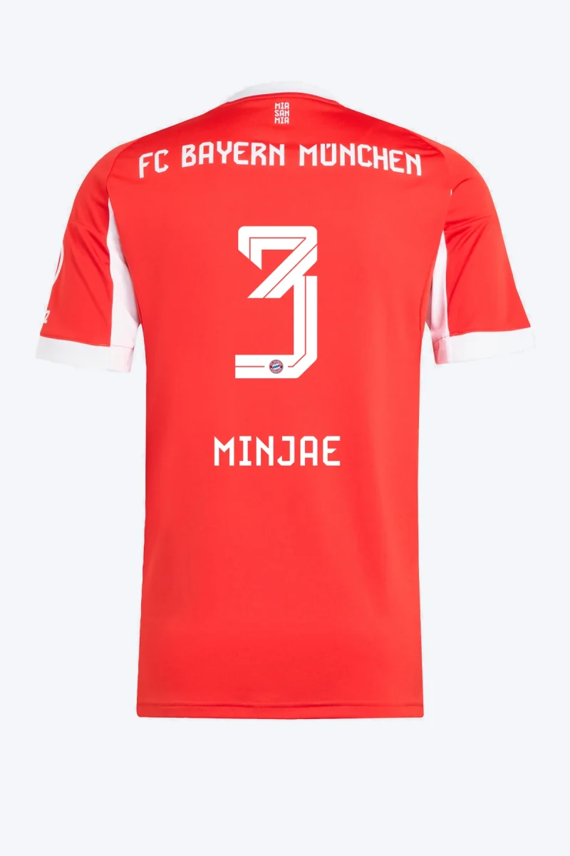 Minjae 3 Voetbalshirt - FC Bayern 25/26 Thuis