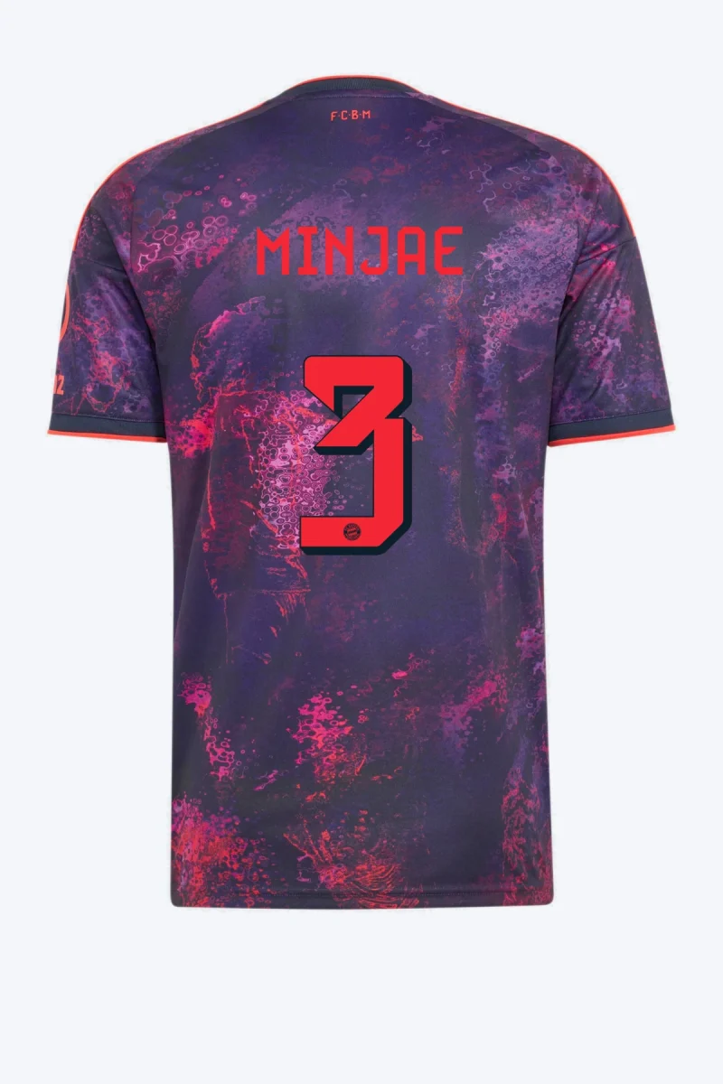 Minjae 3 Voetbalshirt - FC Bayern 26/27 Derde