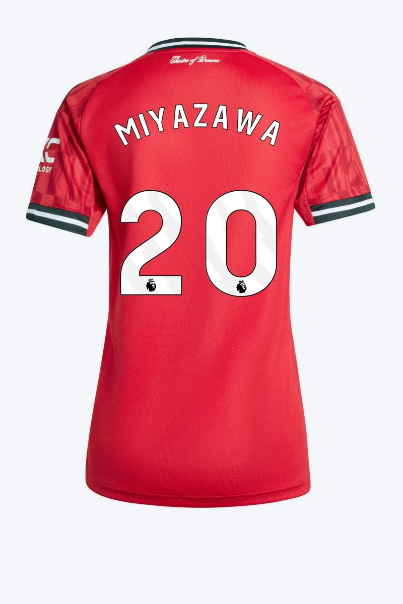 Miyazawa 20 Voetbalshirt - Manchester United 25/26 Thuis