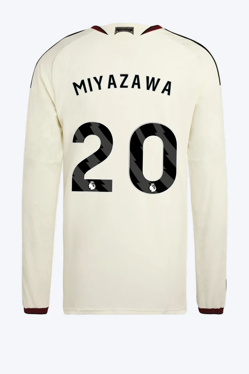 Miyazawa 20 Voetbalshirt - Manchester United 26/27 Derde Authentic Longsleeve
