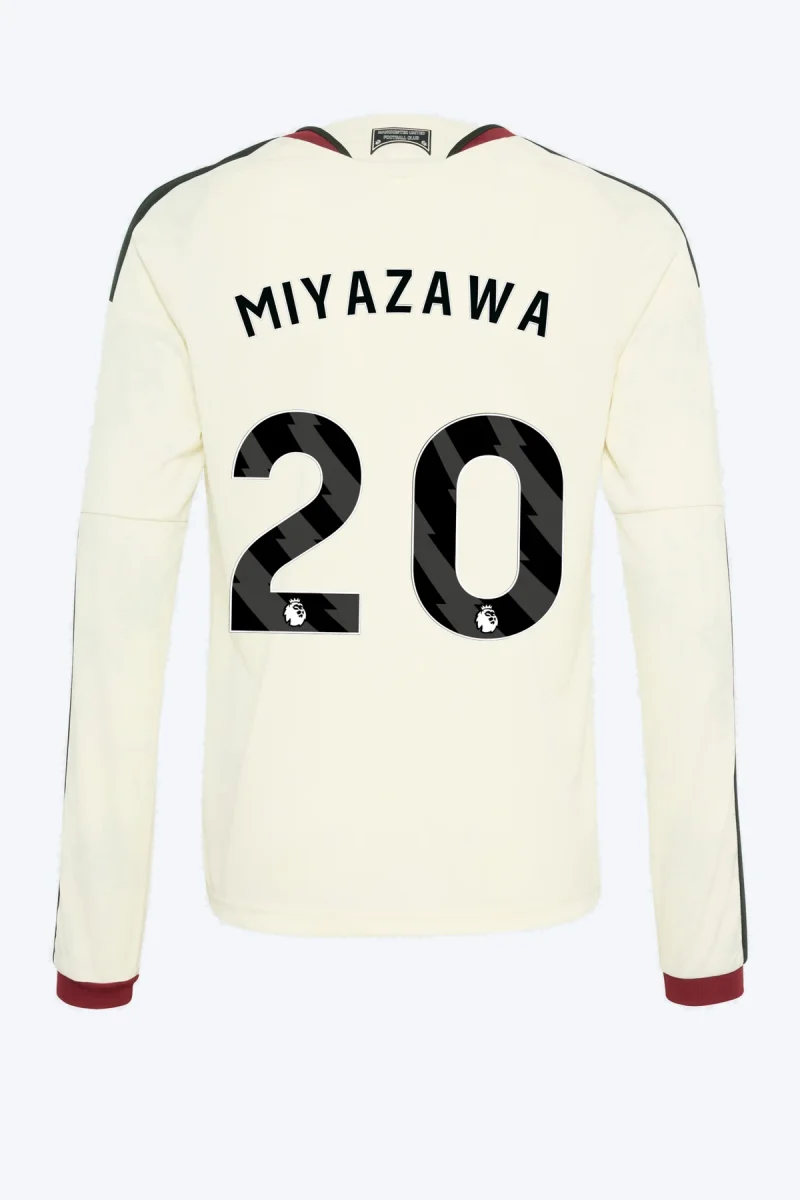 Miyazawa 20 Voetbalshirt - Manchester United 26/27 Derde Kids Longsleeve