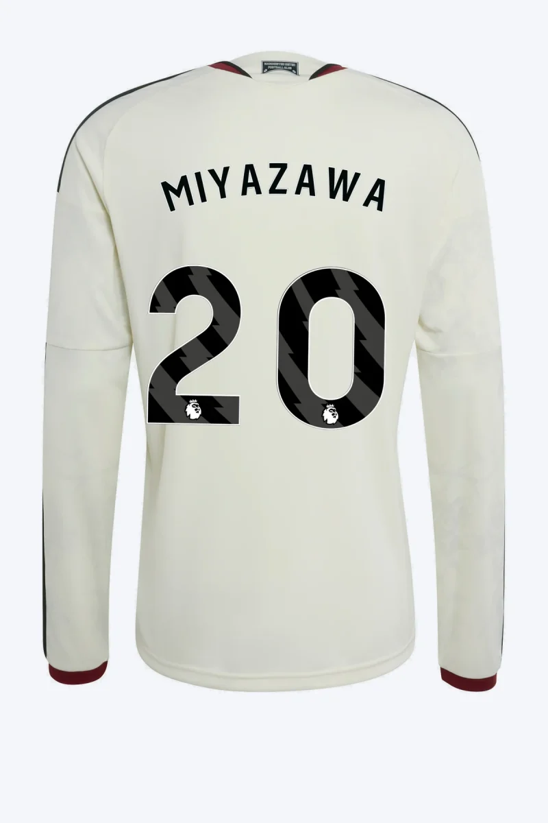 Miyazawa 20 Voetbalshirt - Manchester United 26/27 Derde Longsleeve