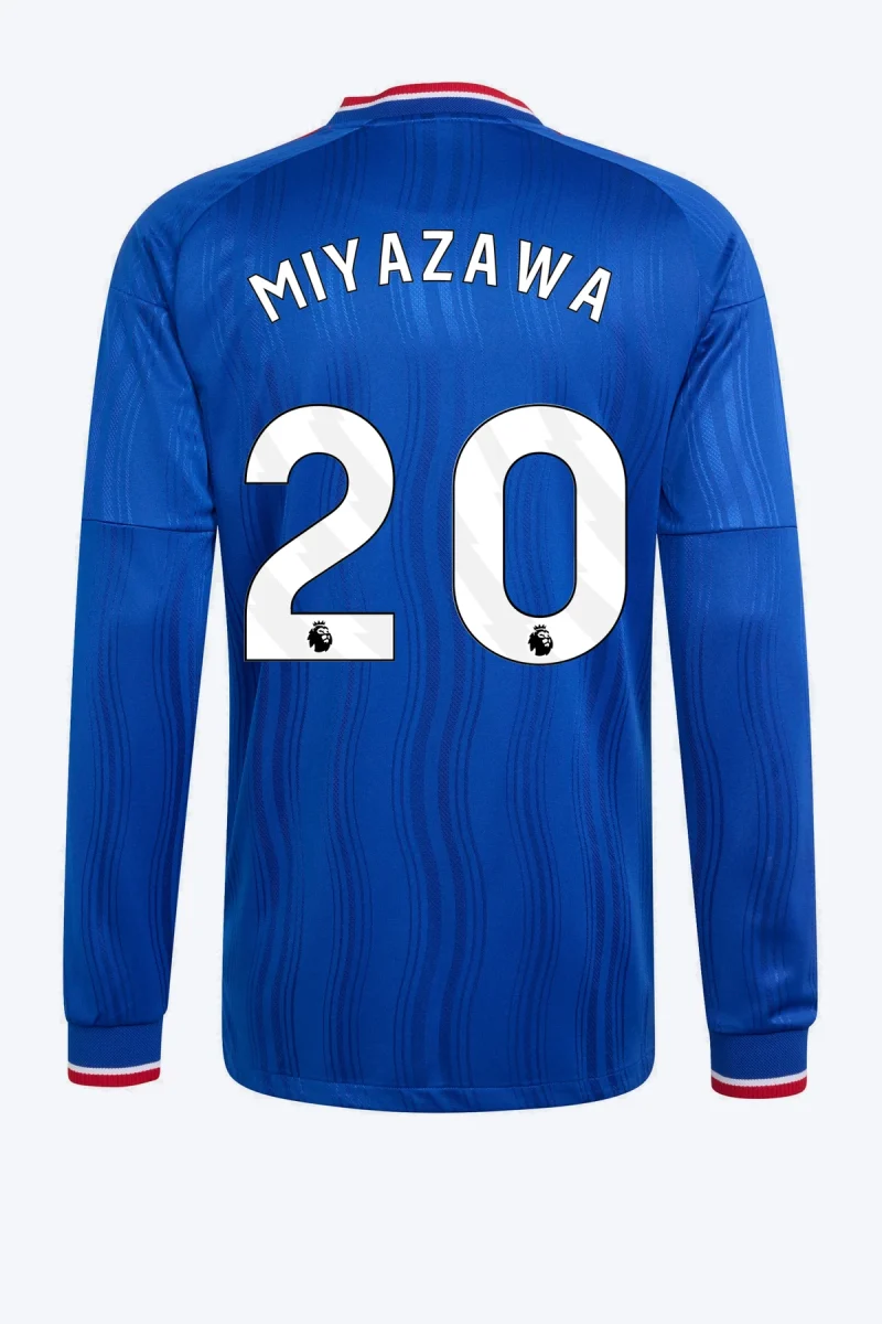 Miyazawa 20 Voetbalshirt - Manchester United 26/27 Uit Authentic Longsleeve