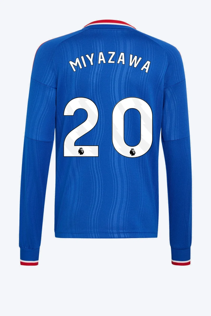 Miyazawa 20 Voetbalshirt - Manchester United 26/27 Uit Kids Longsleeve