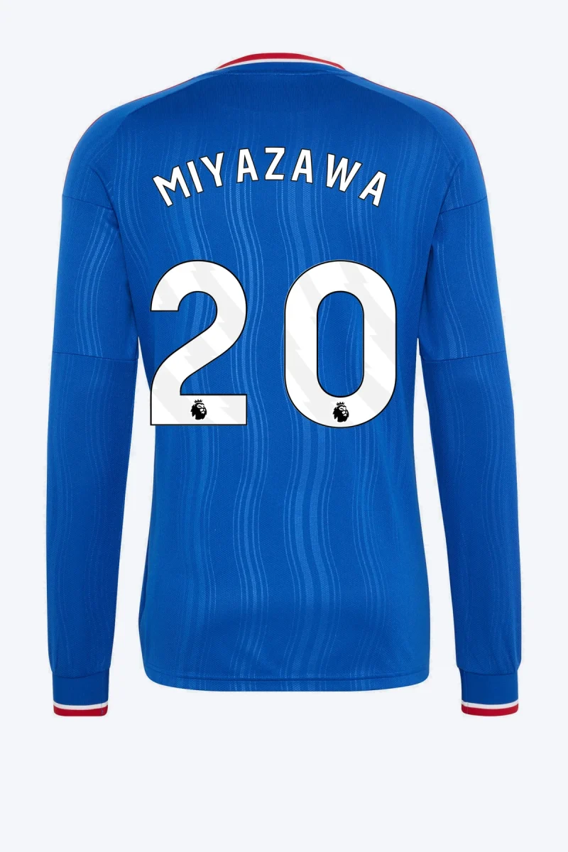 Miyazawa 20 Voetbalshirt - Manchester United 26/27 Uit Longsleeve
