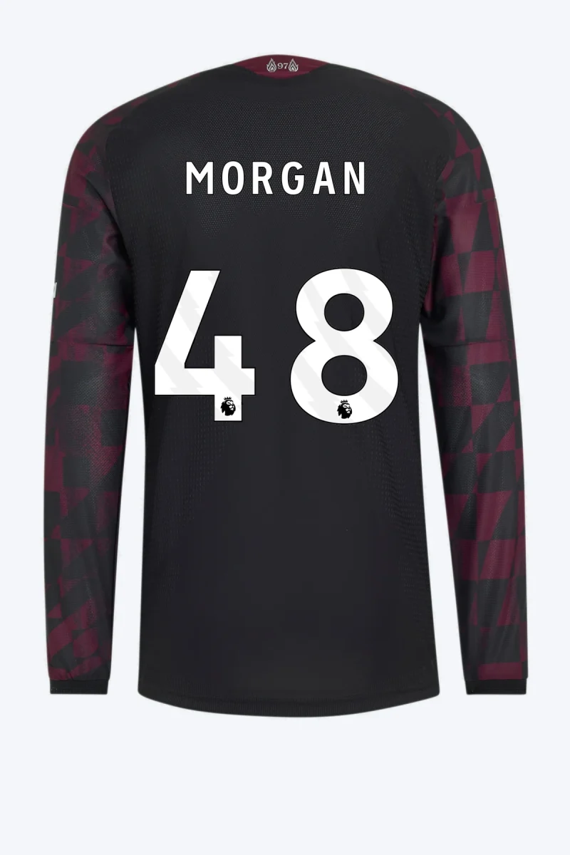Morgan 48 Voetbalshirt - Liverpool FC 26/27 Derde Authentic Longsleeve