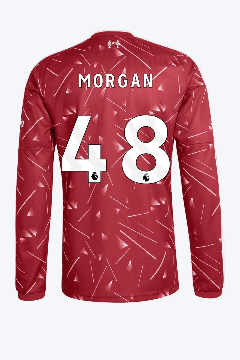 Morgan 48 Voetbalshirt - Liverpool FC 26/27 Thuis Lange Mouw