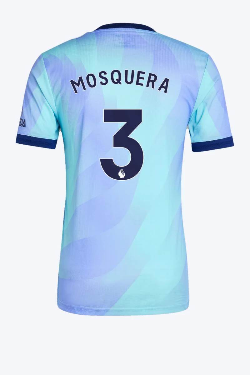 Mosquera 3 Voetbalshirt - Arsenal 24/25 Derde Authentic