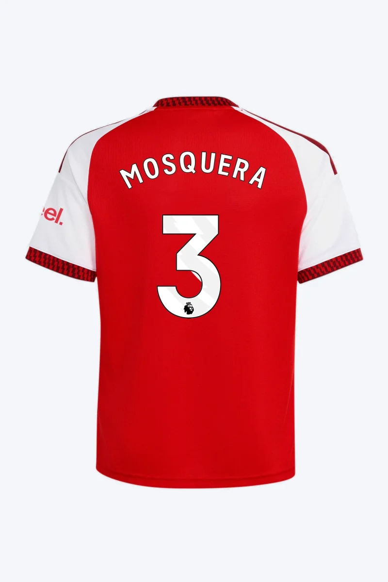 Mosquera 3 Voetbalshirt - Arsenal FC 26/27 Thuis Kids