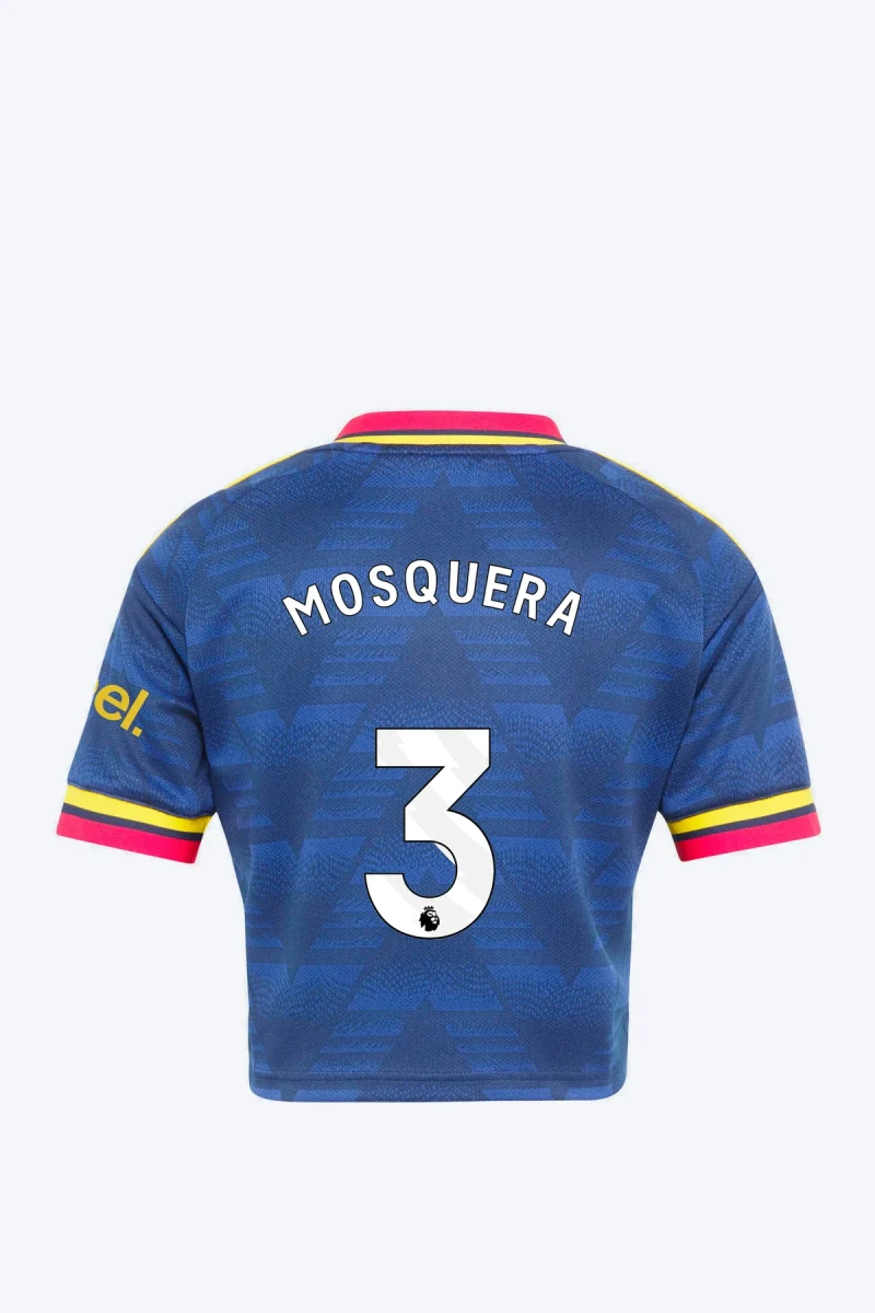 Mosquera 3 Voetbalshirt - Arsenal FC 26/27 Uit Cropped