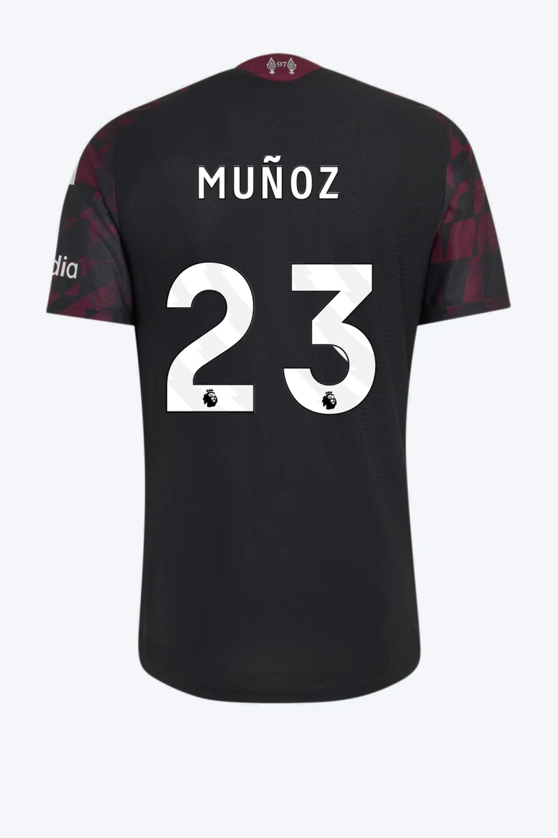 Muñoz 23 Voetbalshirt - Liverpool FC 26/27 Derde Authentic