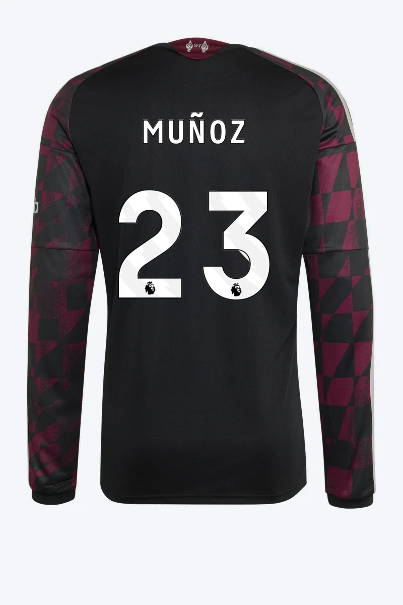 Muñoz 23 Voetbalshirt - Liverpool FC 26/27 Derde Longsleeve