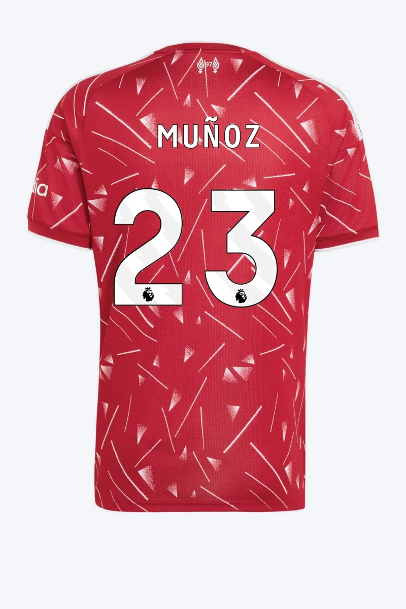 Muñoz 23 Voetbalshirt - Liverpool FC 26/27 Thuis