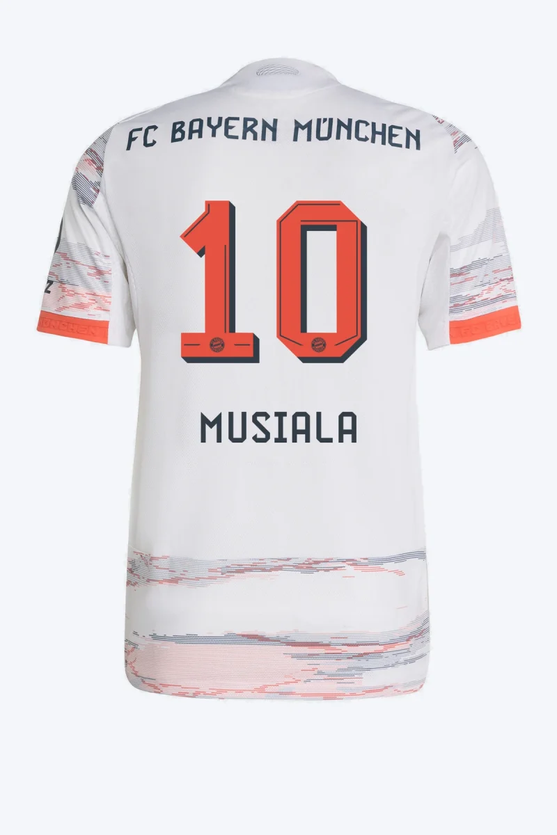 Musiala 10 Voetbalshirt - FC Bayern 25/26 Uit Authentic