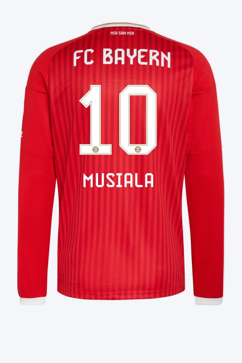 Musiala 10 Voetbalshirt - FC Bayern 26/27 Thuis Lange Mouw